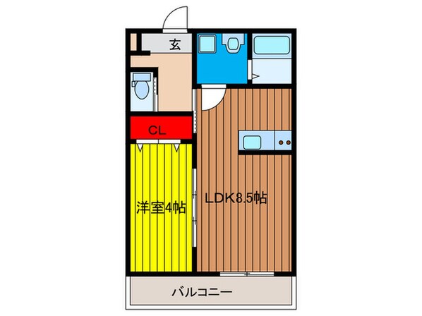 ウィズ・交野の物件間取画像